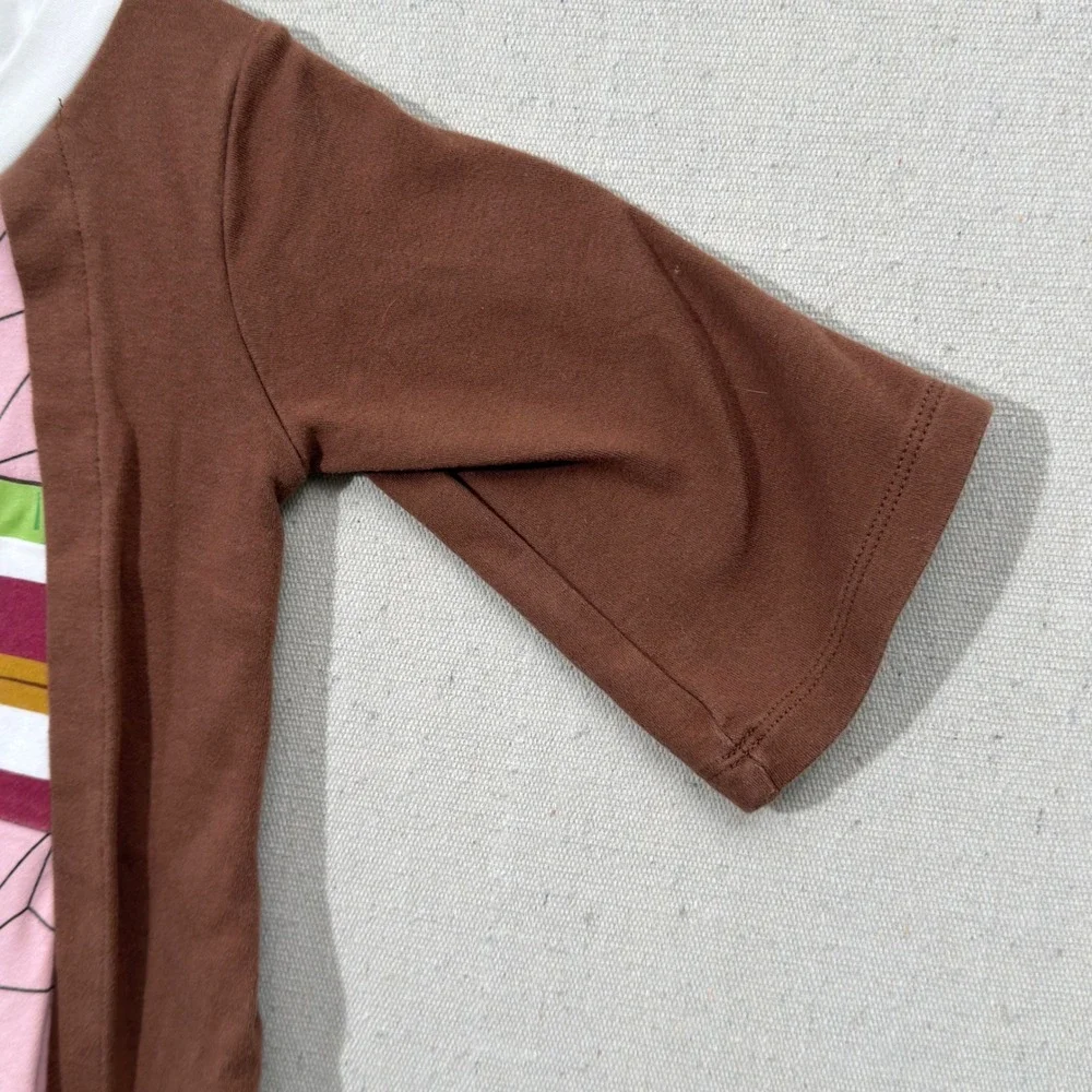 Demon Slayer Nezuko Romper Baby Girls Pink Brown Anime Cosplay